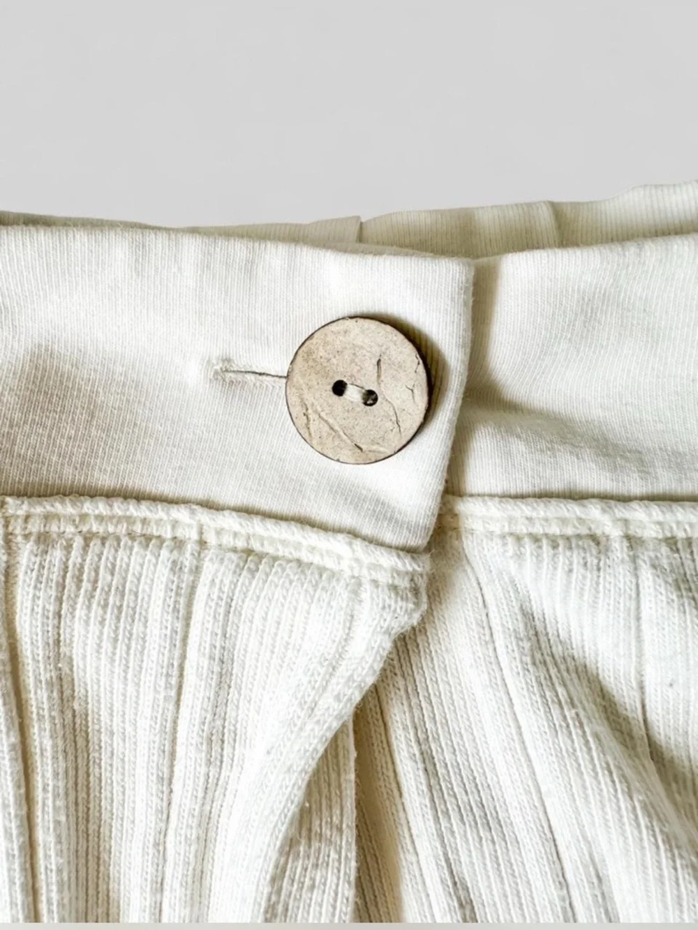 FREE PEOPLE Intimately Good Feels Joggers Textured Harem Pants Cream - Medium